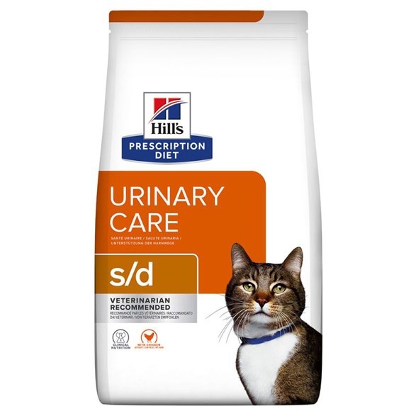 Hill's kuivtoit koerale PRESCRIPTION DIET Feline Urinary Care s/d Chicken, 3kg