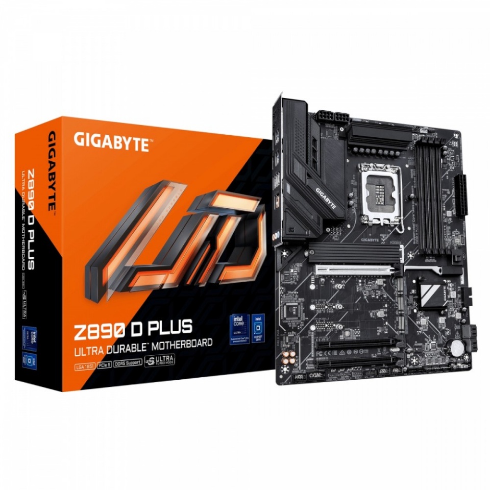 Gigabyte emaplaat Z890 D PLUS LGA1851 DDR5, ATX