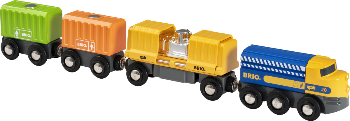 BRIO mänguauto World Güterzug with drei Waggons
