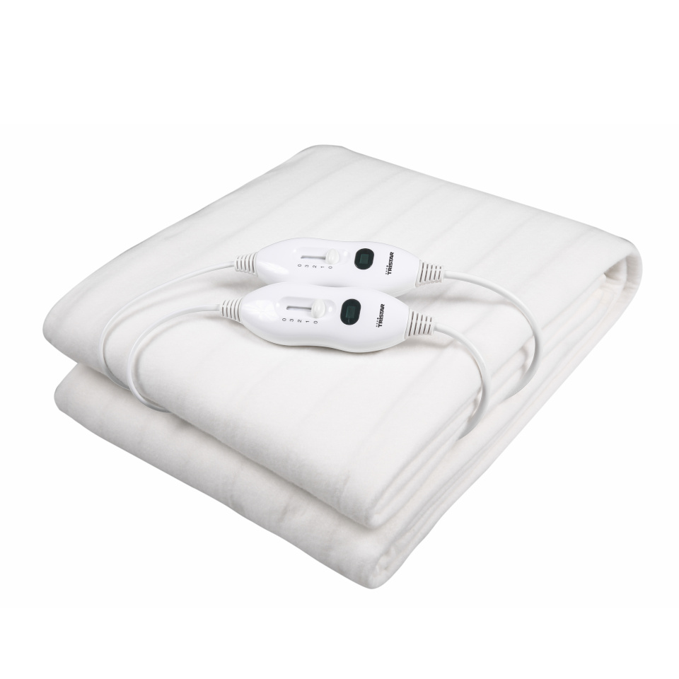 Tristar soojapuhur Electric Under Blanket | BW-4752 | | Number of heating levels 2 | Number of persons 2 | Washable | Remote control | Polyester | 120W | valge