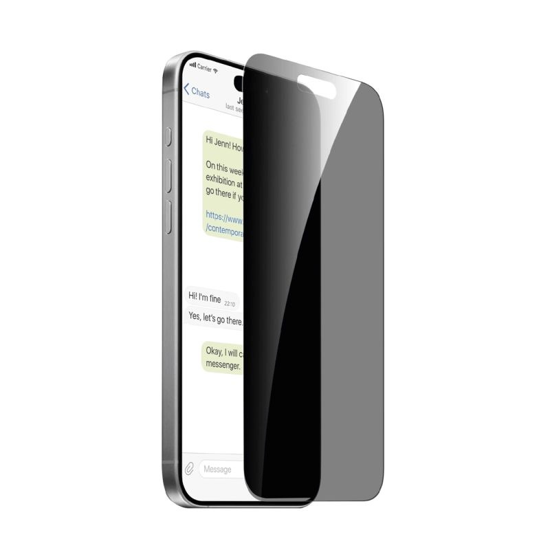 Puro Privacy Tempered Glass for iPhone 16 Pro Max/iPhone 15 Pro Max