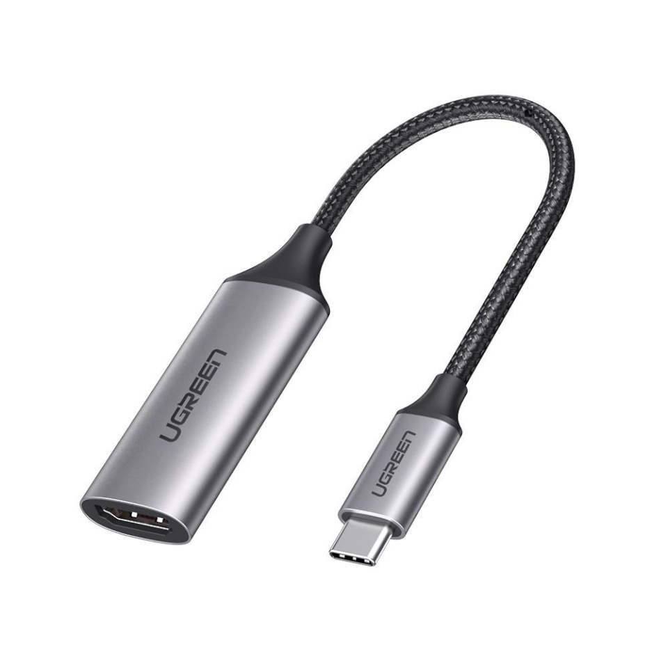 UGREEN 70444 video cable adapter HDMI Type A (Standard) USB-C Aluminium, must