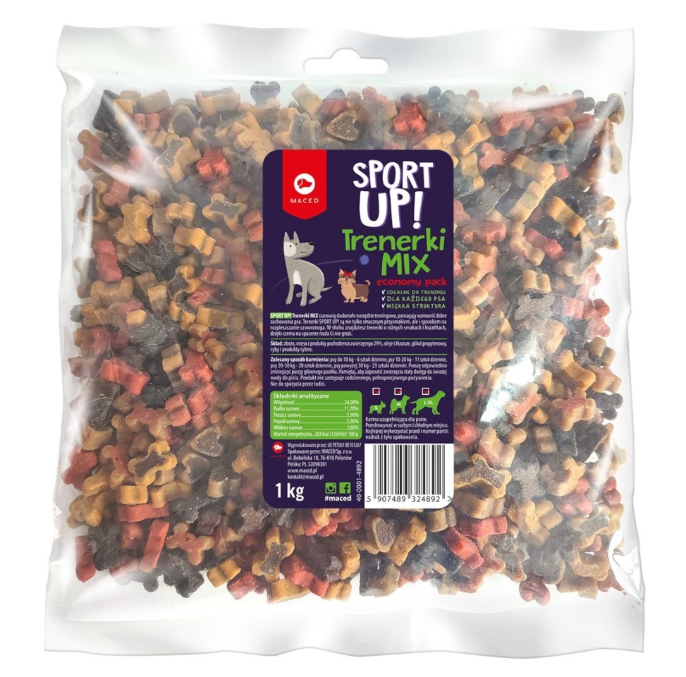 Maced maius koerale Mix Sport Up! Meat bones - Dog treat - 1kg