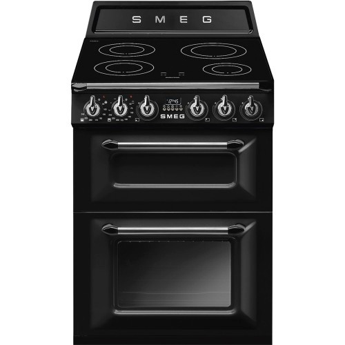 Smeg induktsioon TR62IBL2 Victoria, 4 x induktsioon, 2 x elektriahi, 60 cm, must