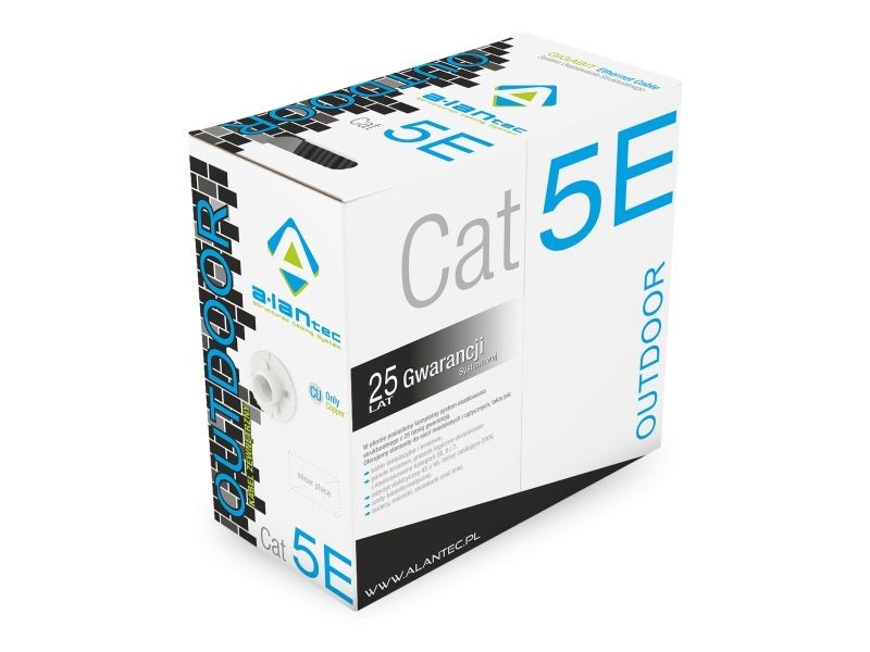 Alantec võrgukaabel KIU5OUTS305 networking cable Black 305 m Cat5e U/UTP (UTP)