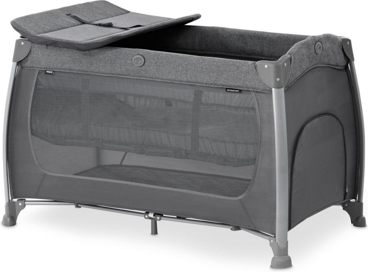 Hauck reisivoodi Play N Relax Center, Melange Charcoal