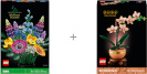 LEGO klotsid Botanicals 10313 Wildflower Bouquet + 10343 Mini Orchid