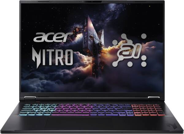 Acer sülearvuti Nitro 18" AI R7-350 16GB RAM 1TB SSD 5060 AN18-61-R8X3 , Win 11 Home