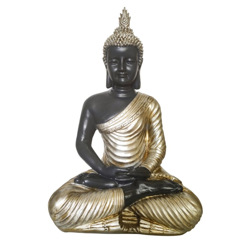 DKD Home Decor dekoratiivkuju kuldne Buddha Vaik 31x22x49cm