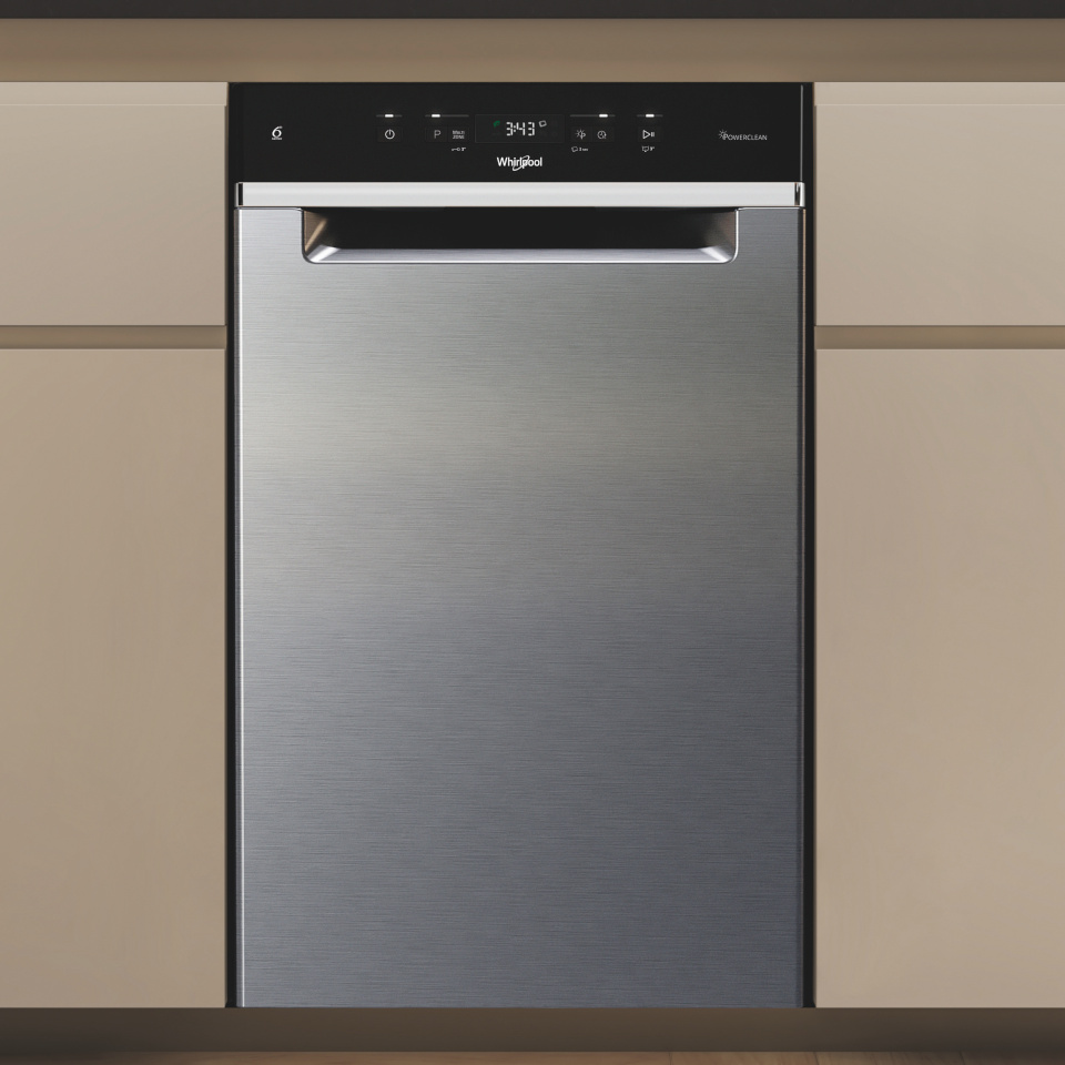 Whirlpooli Integreeritud nõudepesumasin WH3UC10BS7A0X Dishwasher, roostevaba teras