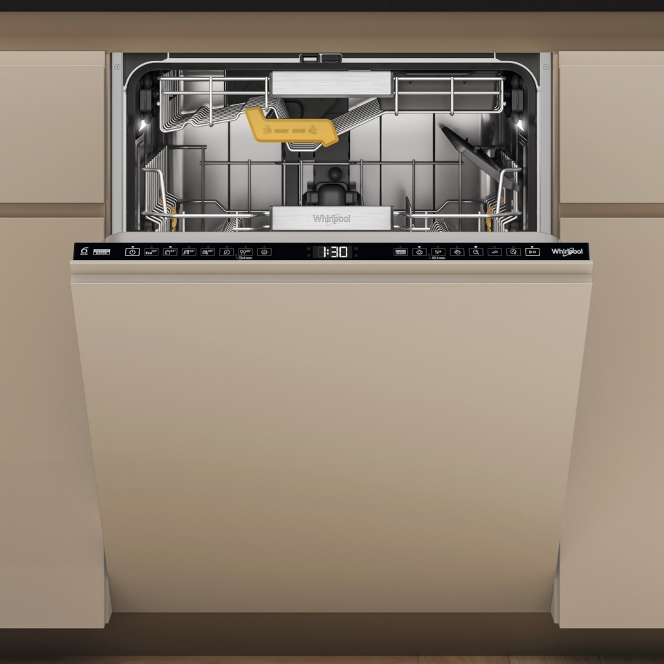 Whirlpool integreeritav nõudepesumasin WH8IA15AM3TUS0 Built-In Dishwasher, hõbedane