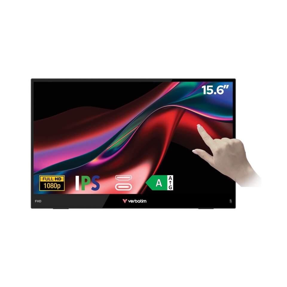 Verbatim kaasaskantav monitor PMT-15 Full HD Touch Monitor LIGHT
