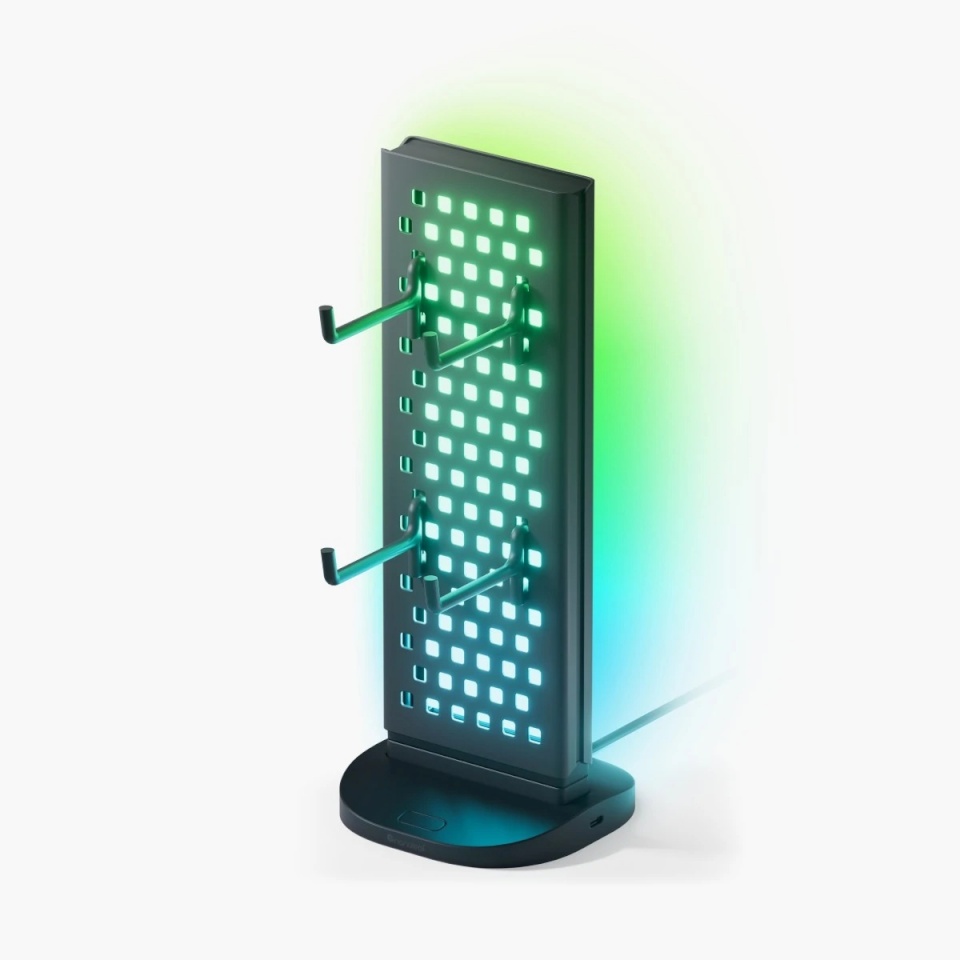 Nanoleaf mängukontrolleri alus Illuminated Game Controller Stand, must