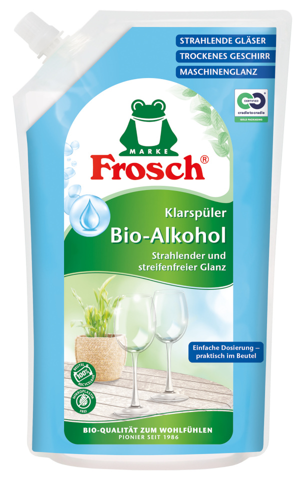 Frosch nõudepesumasina loputusvahend bioalkohol 750ml