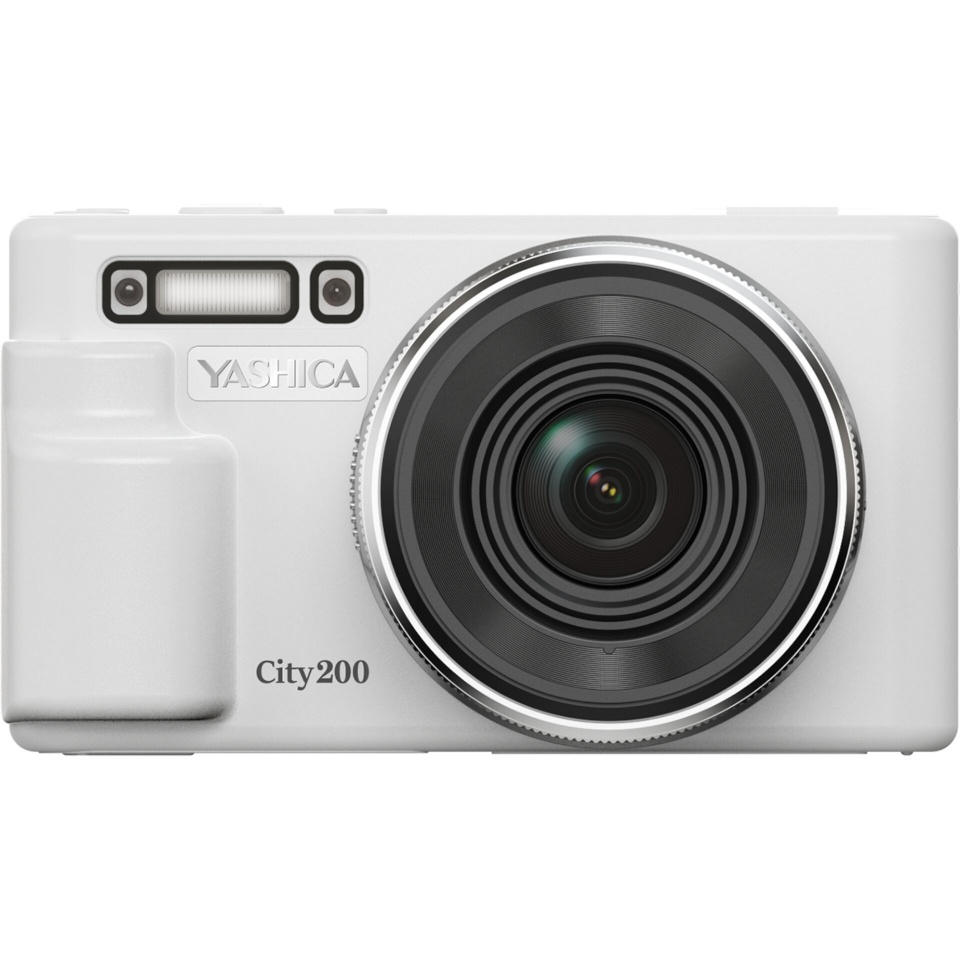 Yashica kompaktkaamera City 200, valge