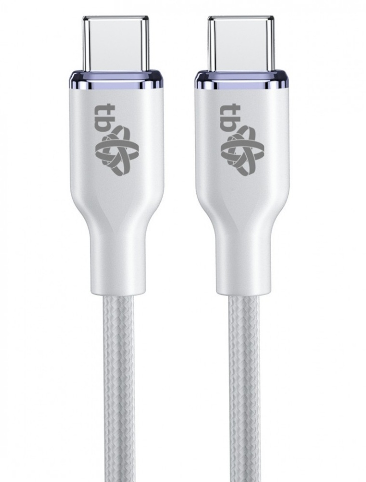 TB kaabel USB C - USB C 60W Glamour Cable 1.5m valge
