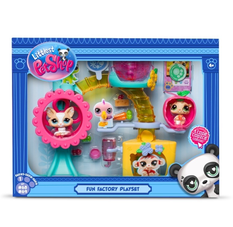 Tm Toys mängufiguur Littlest Pet Shop Set Fabryka zabawy z 2