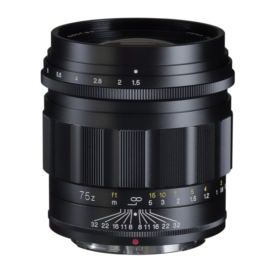 Voigtländer Nokton 1,5/75 mm Nikoni Z-kinnitus, asfääriline, must, objektiiv