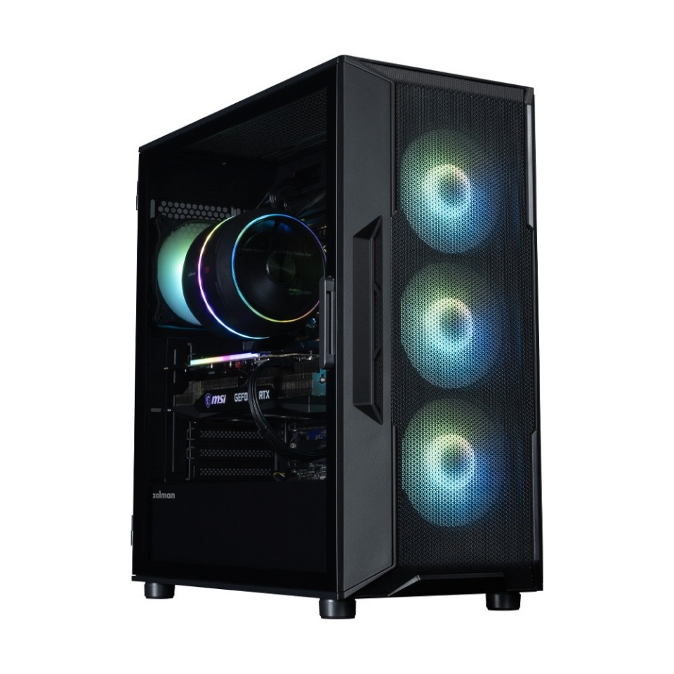 Zalman korpus PC case I3 NEO V2 Mid Tower ARGB fan x4 must