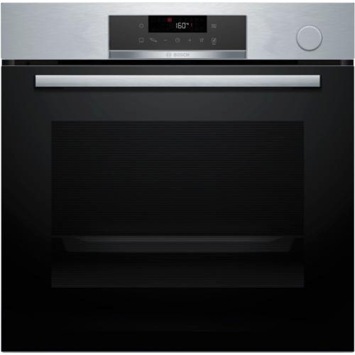 Bosch integreeritav ahi HRG572ES3, 71L, A+, aurufunktsioon, pürolüüs, must/roostevaba-teras