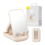 Baseus telefonihoidja Folding Phone Stand with mirror (baby roosa)