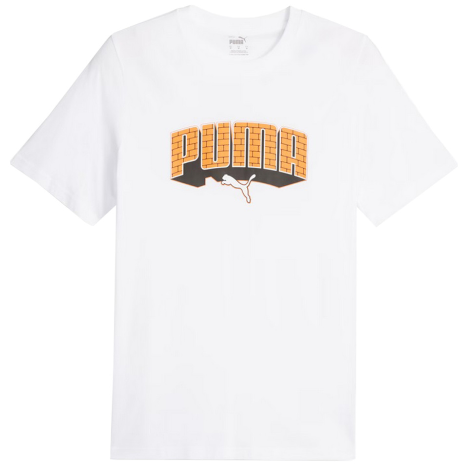 Puma T-särk meestele Graphics Hip Hop Tee valge 677189 02 suurus S