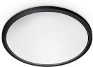 WiZ SuperSlim nutikas laevalgusti Ceiling Lamp, Round, WiFi, 22 W, RGB, 2200-6500K, 2600 lm, must