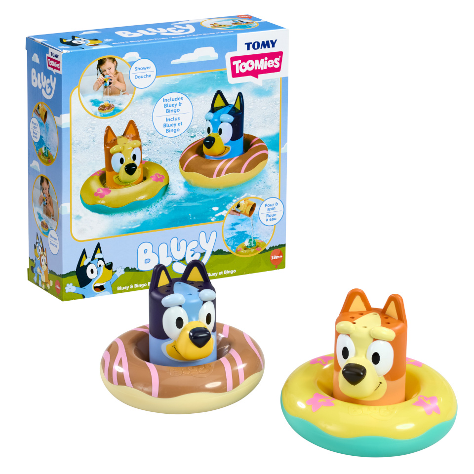 Toomies vannimänguasi Bluey Bath Floats, 2tk., E73705
