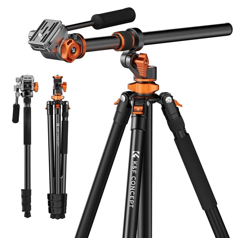 K&F statiiv Concept T254A7 video Tripod with FH-03 head