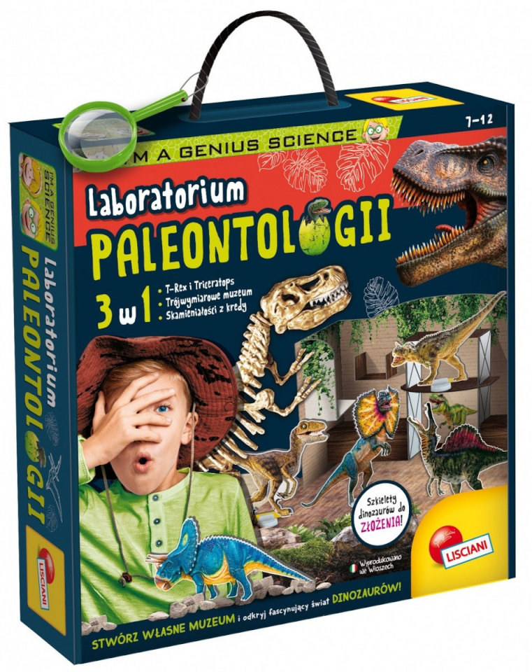 Lisciani Set scientific Im a Genius laboratory paleontologii