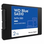 Western Digital kõvaketas SSD sinine Sa510 2tb SATA 3.0 write Speed 520 Mbytes/sec read Speed 560 Mbytes/sec 2,5" tbw 500 Tb mtbf 1750000 Hours wds200t3b0a