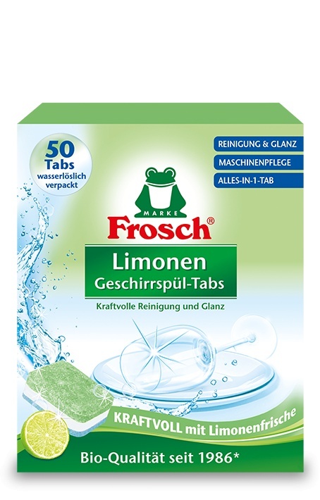 Frosch nõudepesutabletid all-in-1 Laim 20g 50tk
