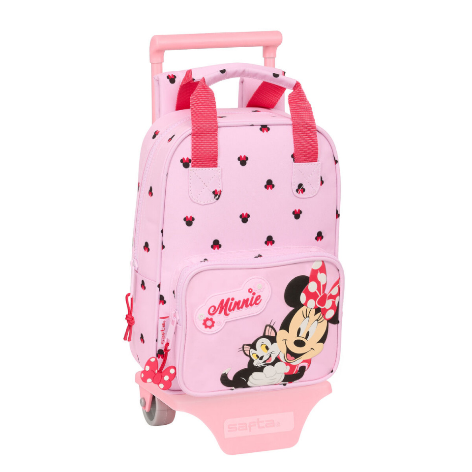 Disney ratastega koolikott Naive roosa 20x28x8cm