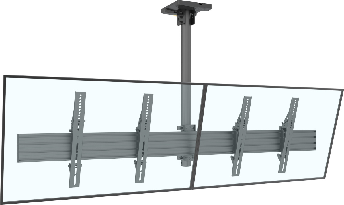 Multibrackets lakke kinnitatav M menüüplaadi kinnitus Pro MBC2X1U-two 40-65-tollistele ekraanidele (paralleelselt)