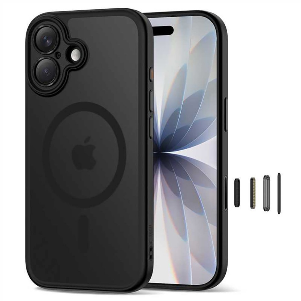 Tech-Protect MAGPEAK MagSafe CC iPhone 17 MATTE Black