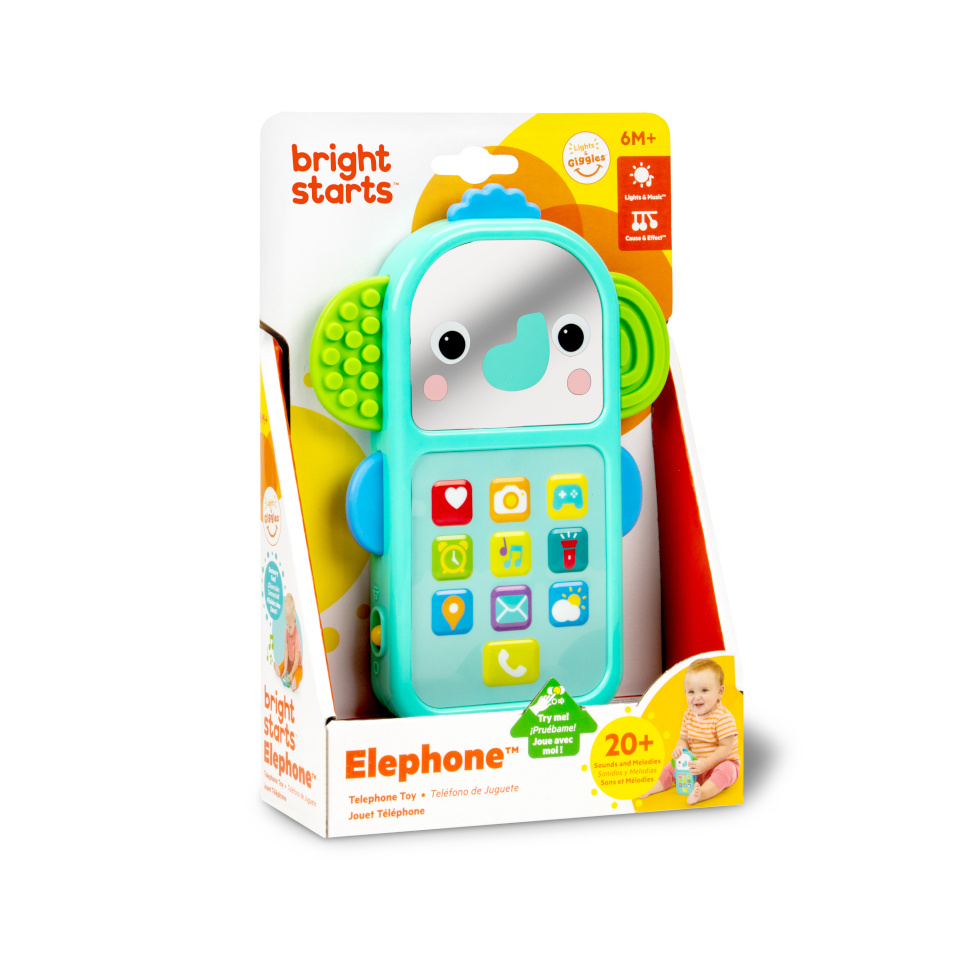 BRIGHT STARTS mängutelefon Elephone, 17226