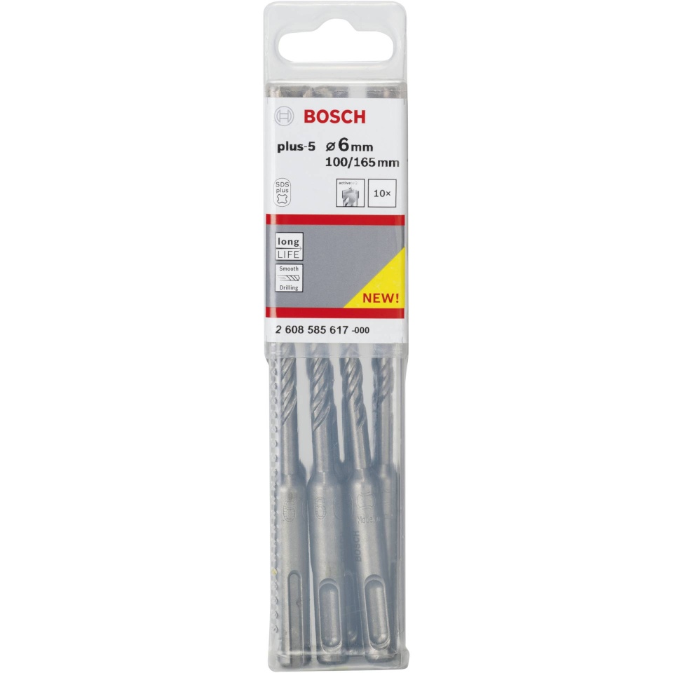 Bosch puur 10-osaline plus-5 6x100x165mm