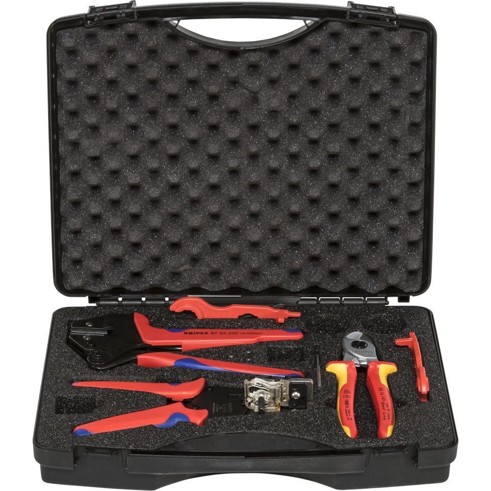 Knipex tööriistakomplekt Toolbox for Photovoltaic MC4