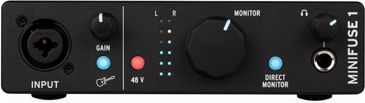 Arturia Minifuse 1 helikaart USB-C jaoks, must