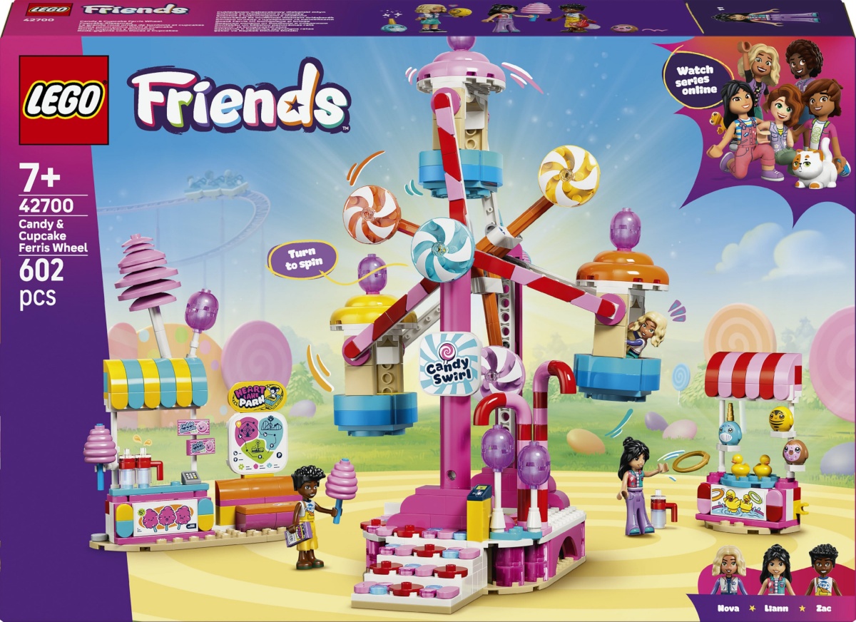 LEGO Friends 42700 - kommide ja koogikestega kaunistatud vaateratas