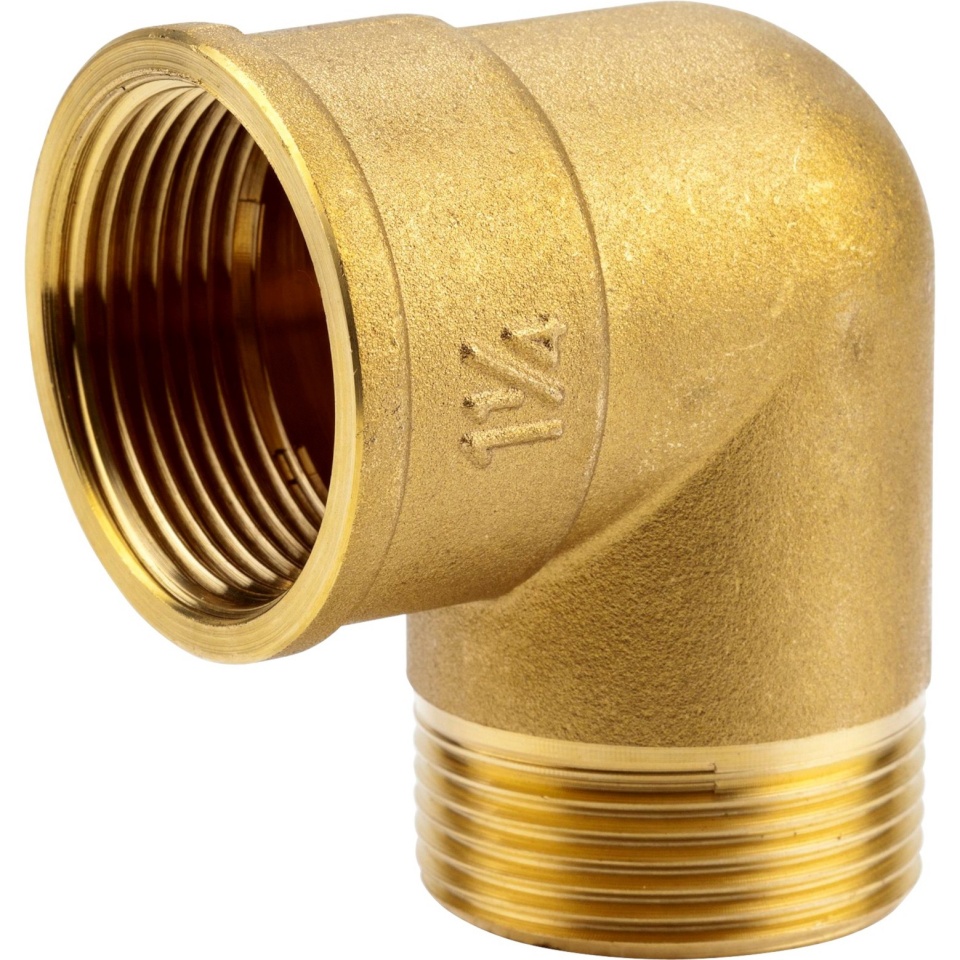 Gardena ühendus IT + AG 42mm (G 1.1/4) Brass Angle, kuldne