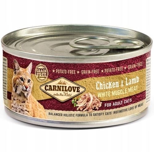 Carnilove kassitoit Cat Chicken & Lamb White Muscle Meat, 100g