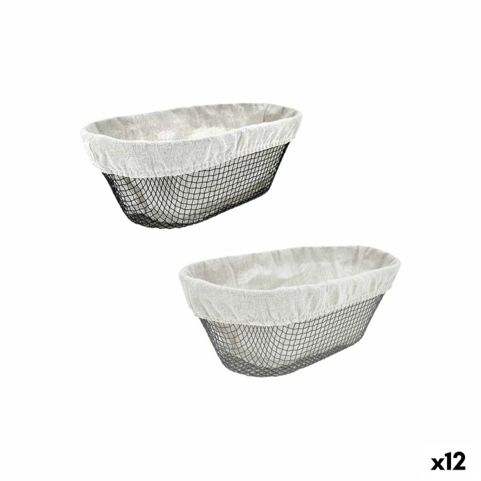 BGB Gourmet leivakorv Metall ovaalne 28x15x10cm (12 Ühikut)