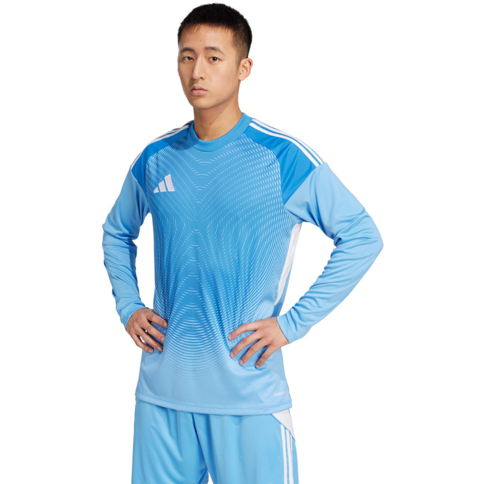 Adidas Teamwear T-särk Bramkarska meestele Tiro 25 Competition Goalkeeper Long Sleeve sinine JI9722 suurus M