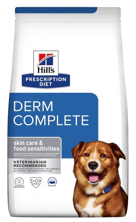 Hill's kuivtoit koerale Prescription Diet Derm Complete, 1,5kg
