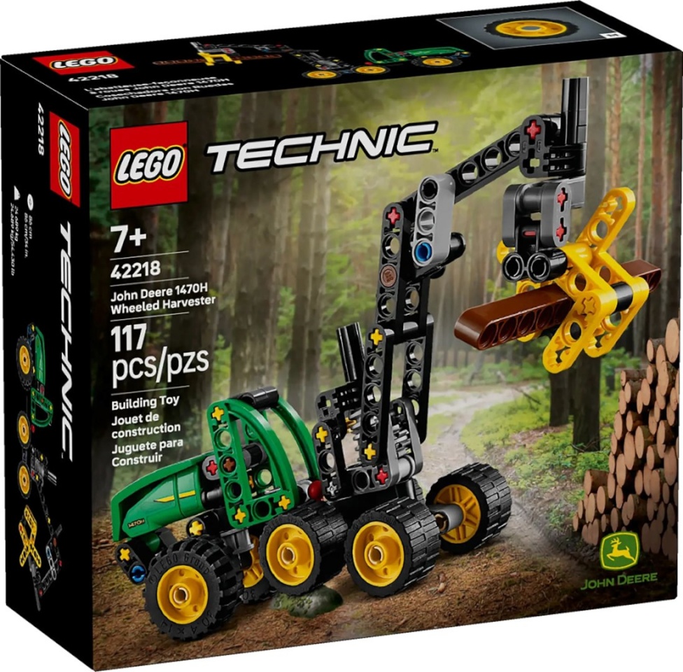 Lego klotsid TECHNIC 42218 John Deere 1470H Wheeled Harvester