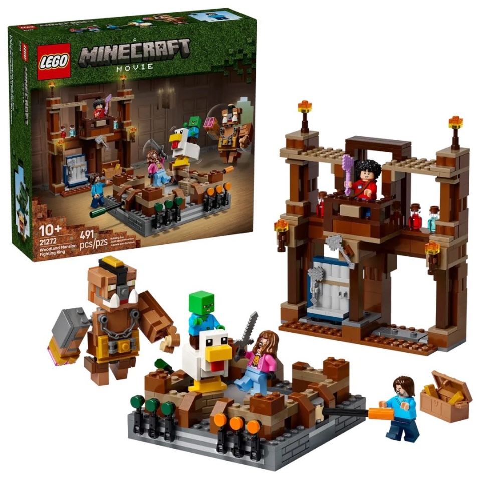 Lego klotsid MINECRAFT 21272 Woodland Mansion Fighting Ring