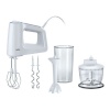Braun käsimikser HM-3135WH MultiMix 3 500 ml 500W valge Roostevaba teras