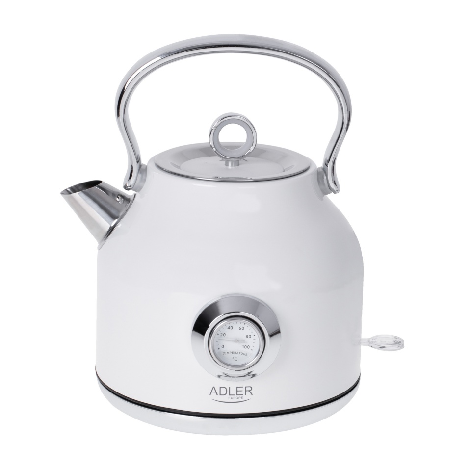 Adler veekeetja AD 1346w Electric Kettle 1,7L, valge