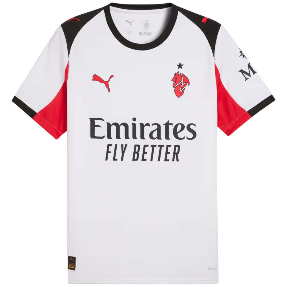 Puma T-särk meestele AC Milan Away Jersey Replica valge 779971 02 suurus XXL